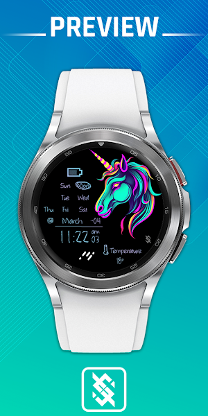 BFF55- Neon Art Unicorn Color Screenshot 0