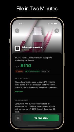 FreeClaim: Class Action Money Screenshot 2