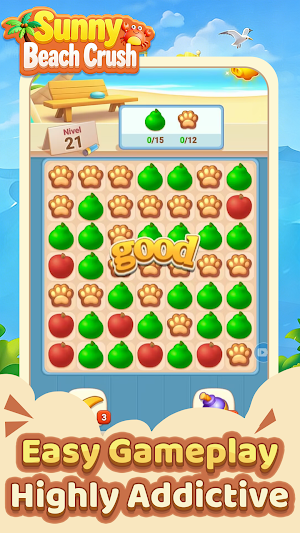 Sunny Beach Crush Screenshot 1