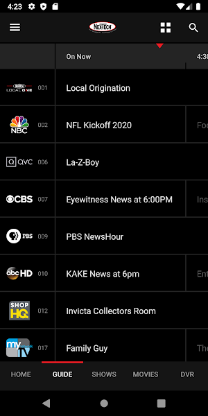 Nex-Tech TV Now Screenshot 1