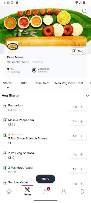 Dosa Mama Screenshot 2