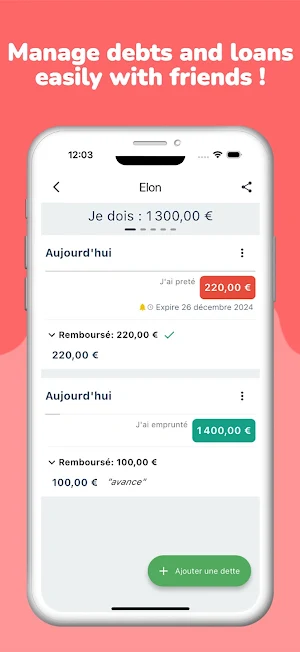 Debt Tracker - IOU & Loans Screenshot 2