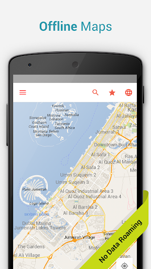 Dubai Offline City Map Screenshot 0