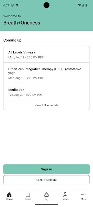 Breath+Oneness Screenshot 1