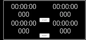 4 Stopwatch in one Screen Screenshot 2