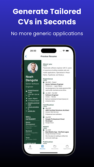 Applyd Hub: AI CV Builder Screenshot 2