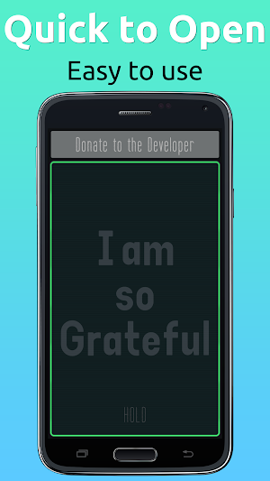 Breathing Gratitude - Read Relaxing Affirmations Screenshot 1