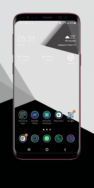 Black And White Wallpaper Screenshot 2