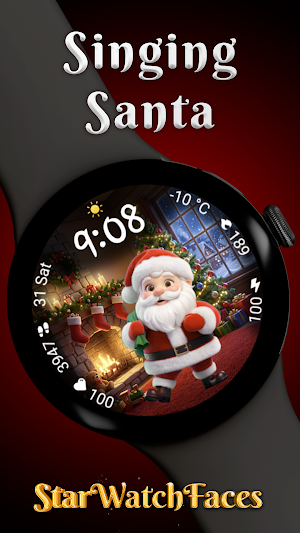 Singing Santa Christmas WF Screenshot 0