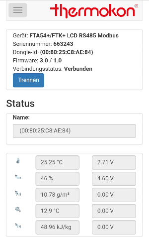 Thermokon USEapp Screenshot 0