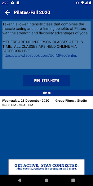 Memphis Campus Recreation Screenshot 2