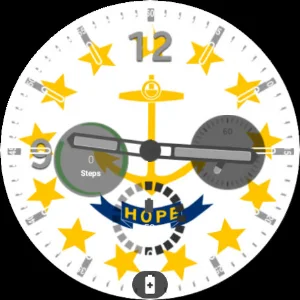 Rhode Island Flag Watchface Screenshot 0