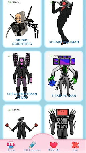 skibibi toilet drawing Screenshot 2