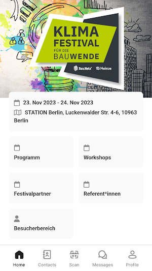 Klimafestival für die Bauwende Screenshot 2