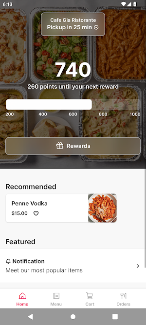 Cafe Gia Ristorante Screenshot 0