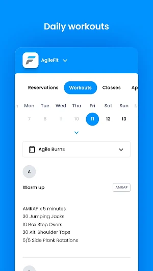 AgileFit Screenshot 3