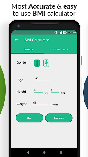 Weight Loss Calculator - BMI, & Calorie Calculator Screenshot 3