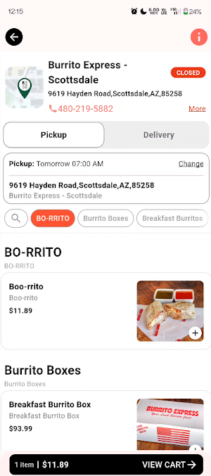 Burrito Express Screenshot 2