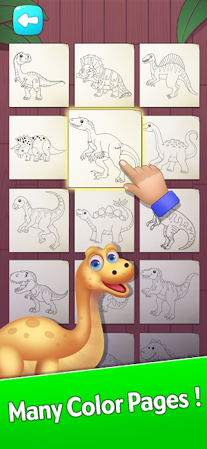 Dino Coloring & Drawing Book Screenshot 2