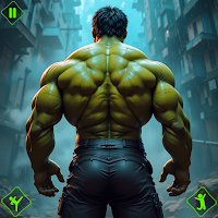 Incredible Green Hero battle