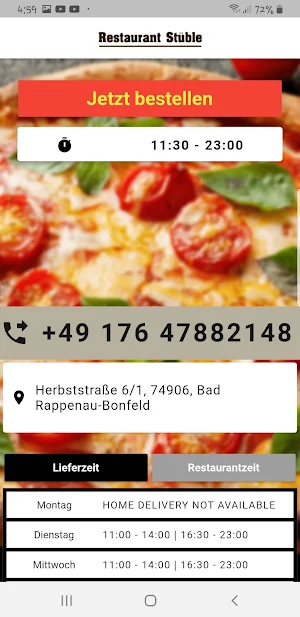 Restaurant Stüble Screenshot 1