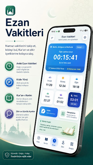Ezan Vakti: Namaz Kuran Screenshot 0