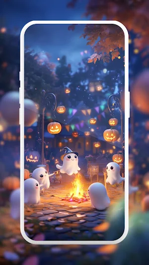 Halloween Wallpaper Aesthetic Screenshot 2