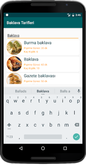 İnternetsiz Baklava Tarifleri Screenshot 3