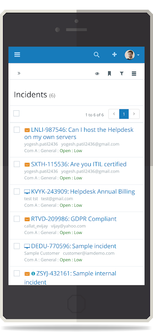 Vision Helpdesk Screenshot 1
