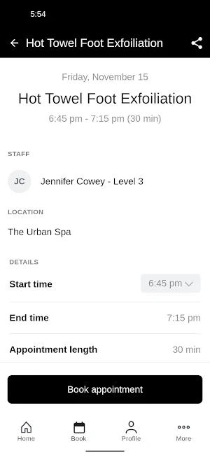 The Urban Spa Screenshot 2