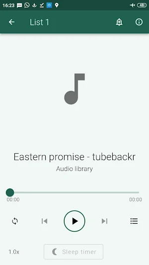 Audio library offline song Screenshot 1