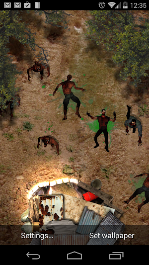 Zombie Horde Live Wallpaper Screenshot 0