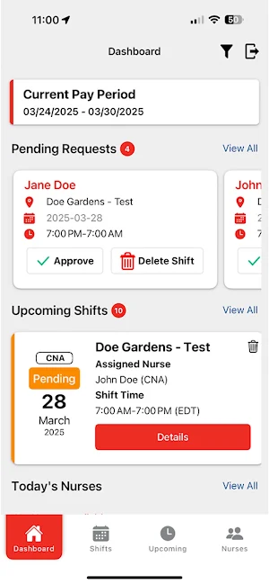NurseStat Facilities Screenshot 0