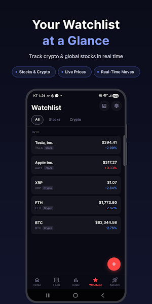 FinPick-Crypto & Stock Monitor Screenshot 0