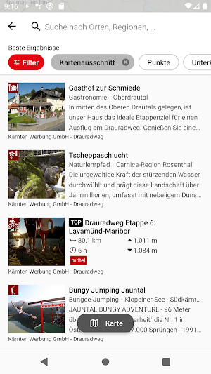 Drauradweg Screenshot 2