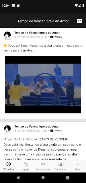 Tempo de Vencer Igreja do Amor Screenshot 2