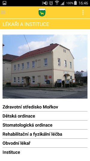 Obec Mořkov Screenshot 2
