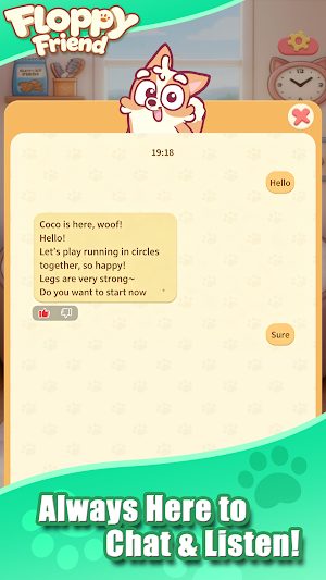 Floppy Friend Home App Screenshot 1