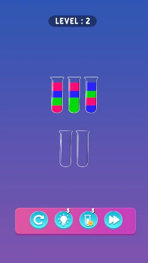 Rainbow tube:color sorting Screenshot 1