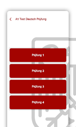 A1 Test Deutsch Prüfung Screenshot 1