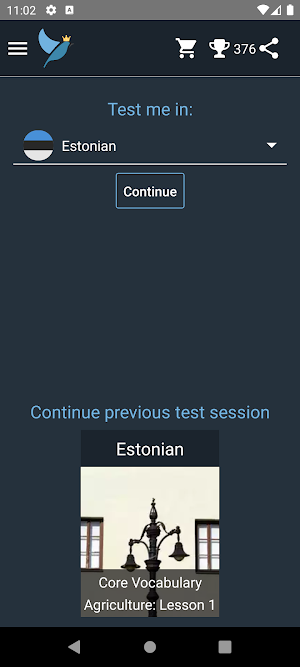 Estonian Language Tests Screenshot 0