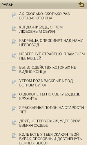 РУБАИ Screenshot 2