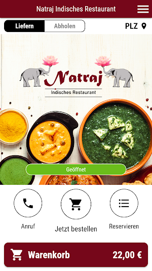 Natraj Indisches Restaurant Screenshot 0
