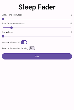 SleepFader Screenshot 2