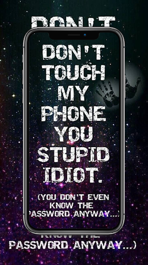 Dont touch my phone wallpaper Screenshot 3