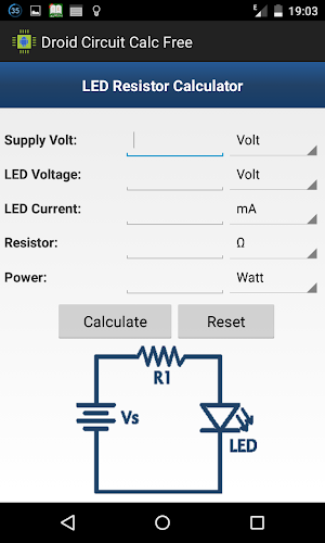 Droid Circuit Calc Pro Screenshot 2
