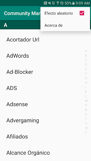 Community Manager Dictionario Screenshot 3