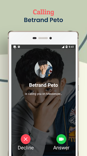 Betrand Peto Fake Call Screenshot 2