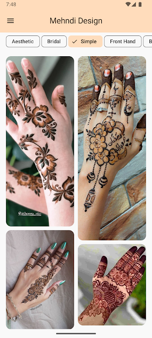 Mehndi Design (Offline) Screenshot 1