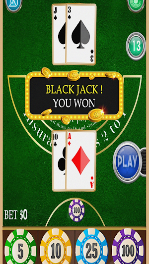 Blackjack 21- Casino Game 2024 Screenshot 0